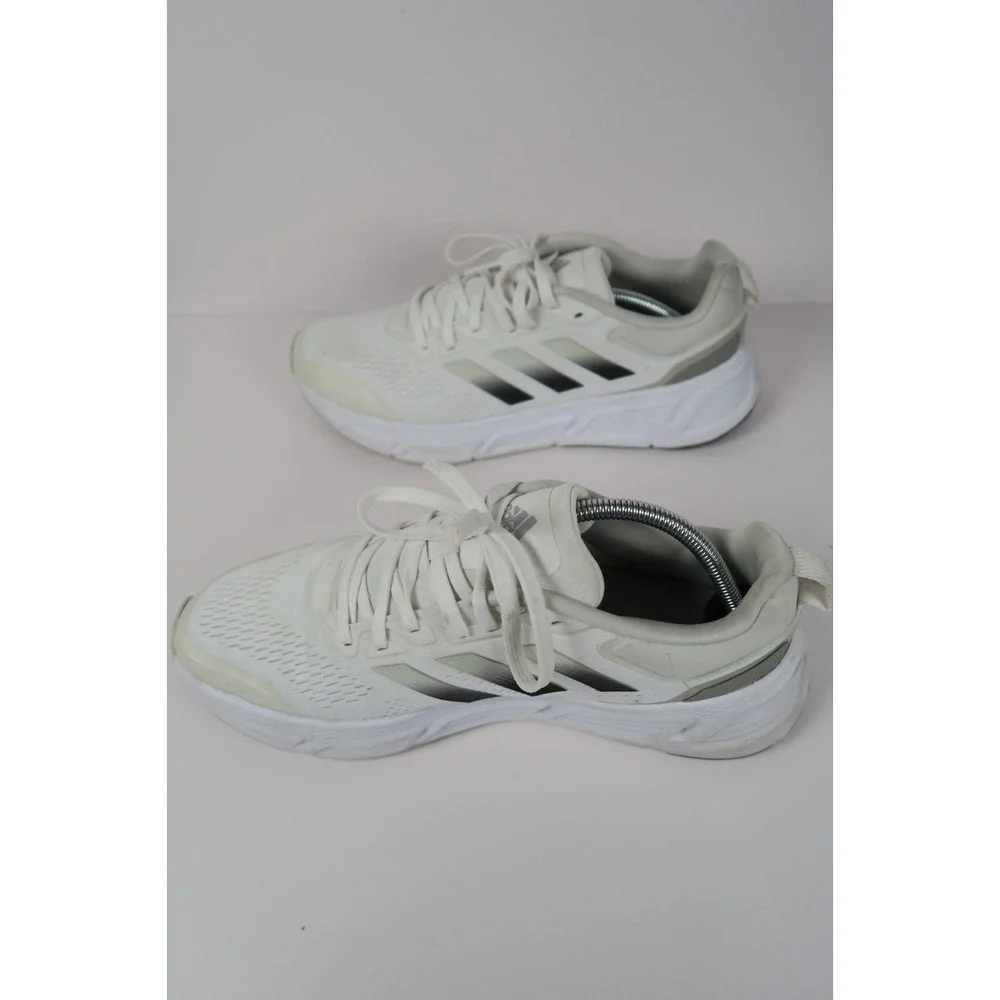 Adidas Questar Mens Running Shoes‎ White Silver Bounce Size 11